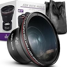 Altura Photo 58MM 0.43x HD Wide Angle Lens with Macro - Attaches to 58MM...