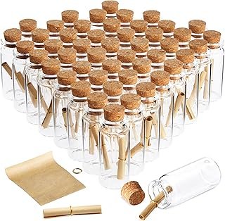 Bright Creations 48 Pack 10ml Create A Message In A Bottle Kit, Bulk Sma...