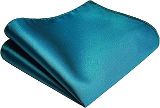 Solid Pocket Square for Men Plain Color Boy Handkerchief for Wedding Party