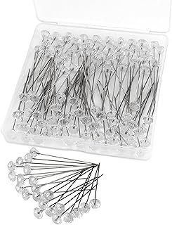 100 Pcs Diamond Bouquet Pins 2 Inches Corsage Pins Flower Pins Rhineston...