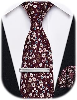 Cotton Floral Tie for Men 2.5