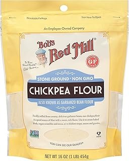 Bob's Red Mill Chickpea Flour, 16oz (Pack of 1) - Non GMO, Gluten Free, ...