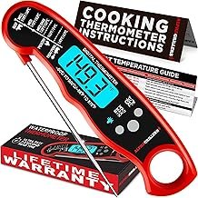 Alpha Grillers Meat Thermometer Digital - Instant Read Food Thermometer ...