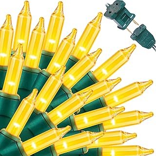 Christmas String Light,100 Count Incandescent Mini String Light for Indo...