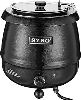 SYBO SB-6000 Commercial Grade Soup Kettle with Hinged Lid and Detachable...