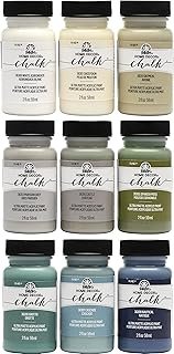 FolkArt Home Decor Ultra Matte Chalk Finish Acrylic Craft Paint Set Form...