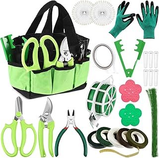 WILLBOND 207 Pcs Flower Arrangement Supplies Florist Garden Tools Gift K...