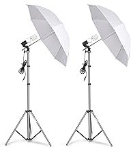 EMART Photography Umbrella Lighting Kit, 400W 5500K Photo Portrait Conti...