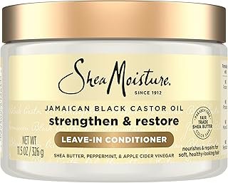 SheaMoisture Jamaican Black Castor Oil Strengthen & Restore Leave-In Con...