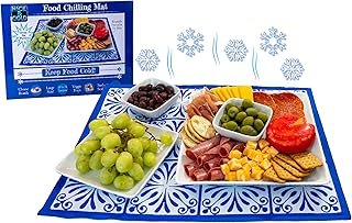 Reusable Freezable Ice Mat for Keeping Food Trays, Cheese Boards, Deli M...