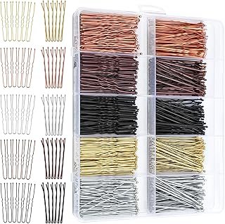 400 Pcs Bobby Pins Set, 2 Inch Hair Pins for Women Girls and U-Shaped Pi...