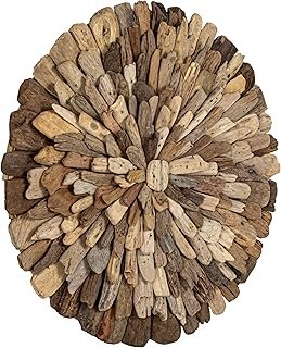 Creative Co-Op Round Driftwood Wall Décor