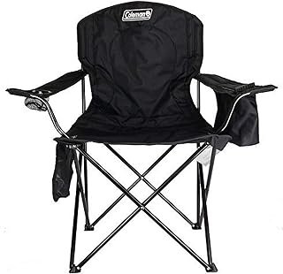 Coleman Portable Camping Chair with 4-Can Cooler, Cushioned Seat & Back ...