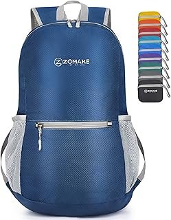 ZOMAKE Ultra Lightweight Hiking Backpack 20L, Packable Small Backpacks W...