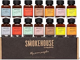 Smokehouse by Thoughtfully, Gourmet BBQ Sauce Sampler Variety Pack in Gl...