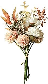 hanlongyu Artificial Silk Flowers for Home Decor and Wedding, Faux Flowe...