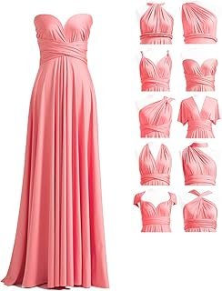 Infinity Dress with Bandeau, Convertible Bridesmaid Dress, Long, Plus Si...