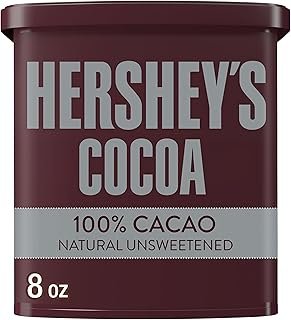 HERSHEY'S Natural Unsweetened Cocoa Powder Can, 8 oz