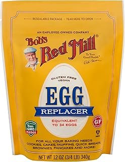 Bob's Red Mill Gluten Free Egg Replacer, 12oz (Pack of 1) - Non GMO, Veg...