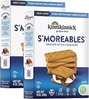 Kinnikinnick - S'moreables Graham Style Crackers - Gluten Free, Allergy ...
