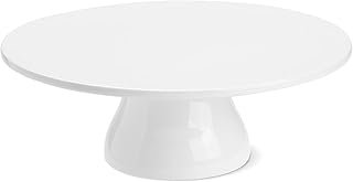 Yedio 10 inch Porcelain Cake Stand, Round Dessert Stand, Cupcake Stand f...