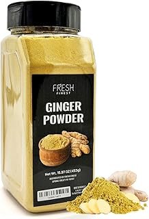 Fresh Finest Ginger Powder - 15.97oz (453G) - Pure Ground Ginger Root fo...