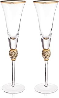 Trinkware Wedding Champagne Flutes - Rhinestone 