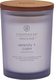 Chesapeake Bay Candle Medium Jar Scented Candle Serenity + Calm (Lavende...
