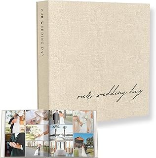 Wedding Photo Album 4x6 Pictures - Large Picture Scrapbook with 400 Pock...