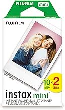 FUJIFILM Instax Mini Instant Film Twin Pack (White), 20 Photos