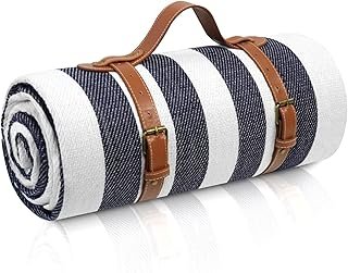 sapsisel 80”x 80” Picnic Blanket Extra Large, Waterproof and Foldable Be...