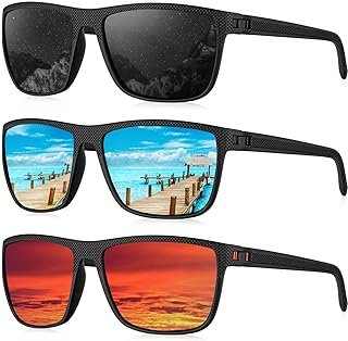 KALIYADI Polarized Sunglasses for Men, Lightweight Sun Glasses with UV P...