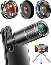 Phone Camera Lens for iPhone, Samsung Galaxy, and Other Phones, 22X Tele...