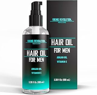 Viking Revolution Hydrating Hair Oil for Men - Mens Hair Oil Men with Vi...