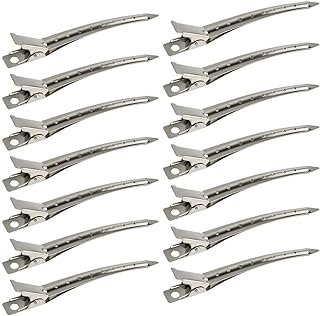 24 Packs Duck Bill Clips, Bantoye 3.5 Inches Rustproof Metal Alligator C...