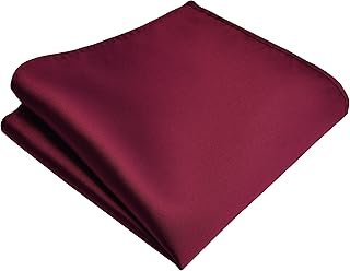 Solid Pocket Square for Men Plain Color Boy Handkerchief for Wedding Party