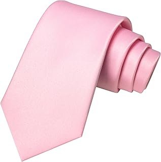 Solid Color Tie Mens Necktie for Business and Wedding