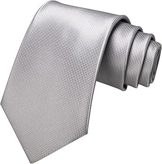 Solid Color Tie Mens Necktie for Business and Wedding