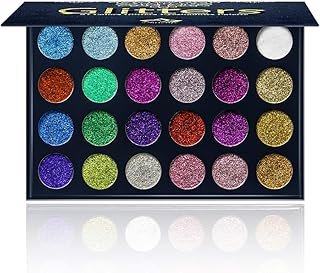 24 Color Pressed Glitter Eyeshadow Palette - Mineral Ultra Shimmer Makeu...