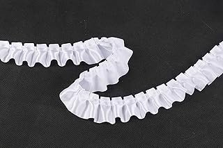 YYCRAFT 11 Yards Satin Ruffle Trim Fabric Trims and Embellishments by Th...
