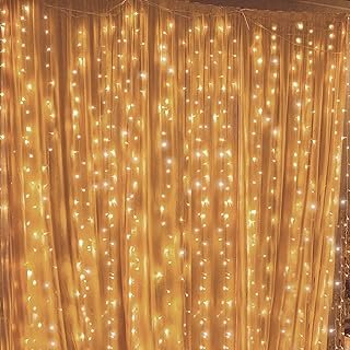 Twinkle Star 300 LED Window Curtain String Light Wedding Party Home Gard...
