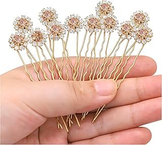 Ammei Crystal Bridal Hair Pins Clips Wedding Hair Accessories Hair Set J...