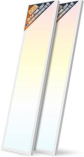 1x4 Led Flat Panel Light Surface Mount Ceiling Light, 5CCT 3000K/3800K/4...