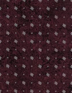 Starbursts & Dots Series 9814 Cabernet Vinyl Tablecloth 54