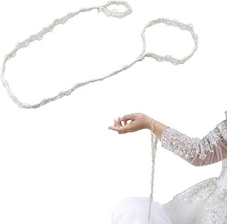 2 Pack Wrist Bustle for Wedding Dress Train - No-Pin, Quick Release Hand...