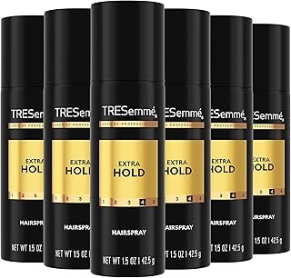 TRESemmé Travel Hairspray, Extra Hold, 6-Pack – Moisturizing Hair Spray,...