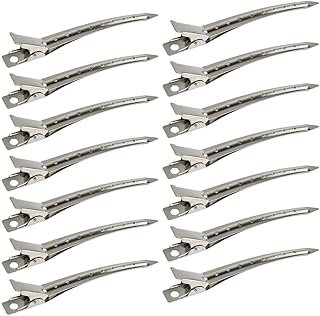24 Packs Duck Bill Clips, Bantoye 3.5 Inches Rustproof Metal Alligator C...
