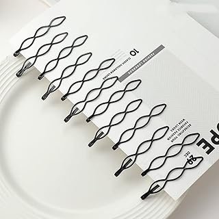 12Pcs Black Vintage Hair Pins Mini Bobby Pins Fashion BB Clip Invisible ...