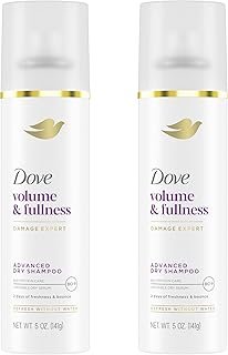 Dove Dry Shampoo Spray, Volume & Fullness, Absorbs Oil to Refresh Hair W...