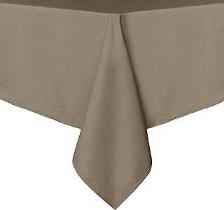 sancua Rectangle Tablecloth - 60 x 84 Inch - Stain and Wrinkle Resistant...